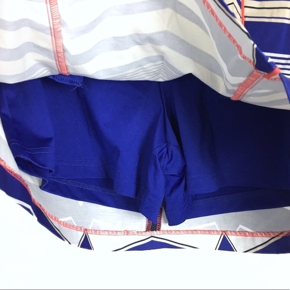 LADY HAGEN Golf Skort Skirt Caracas Renew Shorts Chevron Pickleball Size 6 NWT - Picture 6 of 12